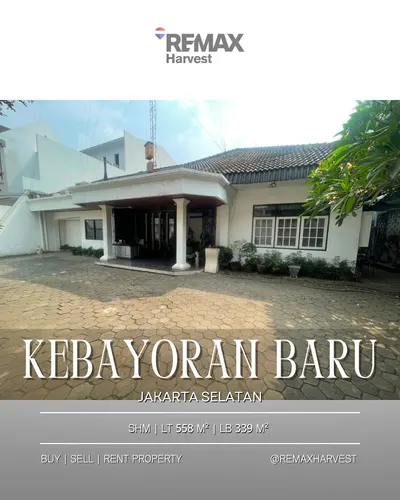 Rumah Kantor Strategis Kebayoran Baru
