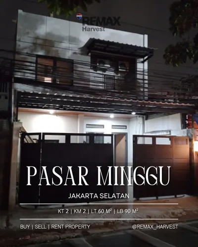 Rumah Strategis Pasar Minggu Jakarta Selatan